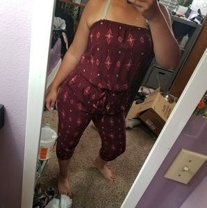 Tribal print jumpsuit